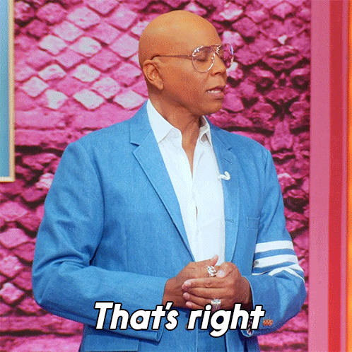 Bald Man In Blue Jacket Saying That's Right GIF