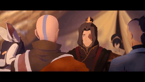 A Bald Man With A Crown On His Head Is Surrounded By Other Men GIF