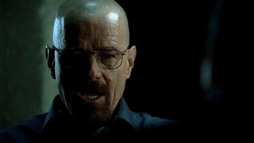 A Bald Man With Glasses Looks At The Camera With The Words You Have None Behind Him GIF