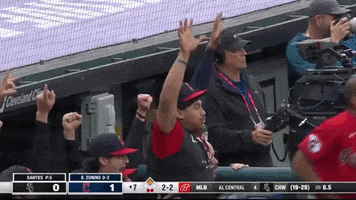 A Baseball Game Is Being Played Between The Chicago White Sox And The Cleveland Red Sox GIF