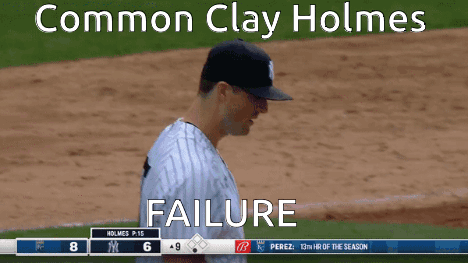 A Baseball Game Is Being Played Between The New York Yankees And The Washington Nationals GIF