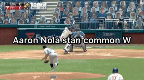 a baseball game is being played in front of a crowd with a citizen 's bank park banner