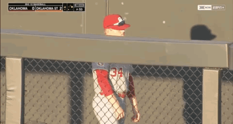 A Baseball Game Is Being Played In Oklahoma GIF