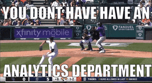 A Baseball Game Is Being Played With A Xfinity Mobile Ad In The Stands GIF