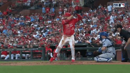 A Baseball Game Is Being Shown On Fox Network GIF