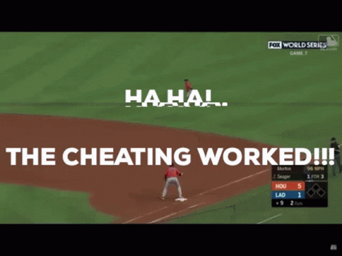 A Baseball Game Is Being Shown On Fox World Series Channel GIF