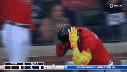 A Baseball Game Is Being Shown On The Fanduel Sports Network GIF