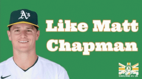 A Baseball Player Wearing A Hat That Says A 'S On It GIF