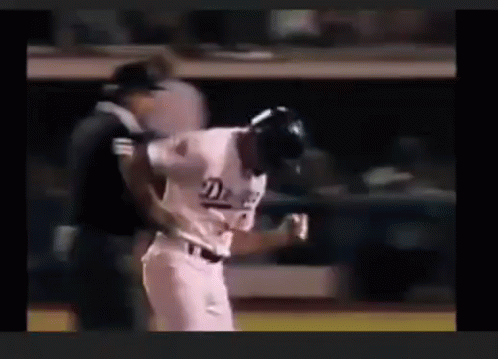 A Baseball Player Wearing A Jersey That Says ' Detroit ' On It GIF