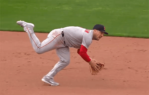 A Baseball Player Wearing A Jersey That Says ' Washington Reds ' On It GIF