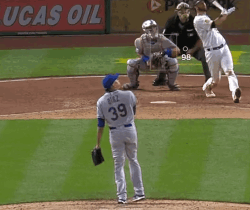 A Baseball Player Wearing A Pirates Jersey Stands On The Field GIF