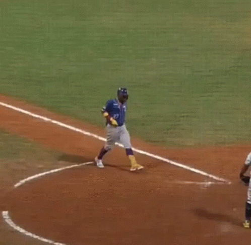 A Baseball Player With The Number 27 On The Back Of His Shirt GIF