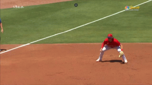 A Baseball Player With The Number 28 On Their Jersey GIF