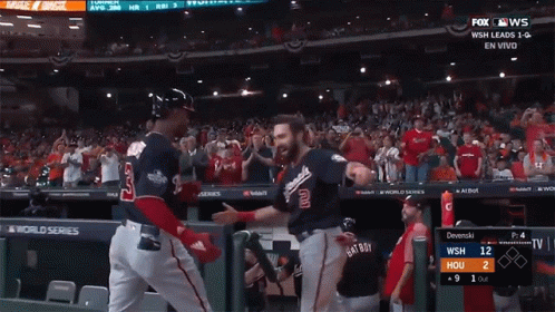 A Baseball Player With The Number 3 On Their Back GIF