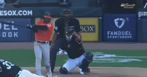A Baseball Player With The Number 33 On His Shirt GIF