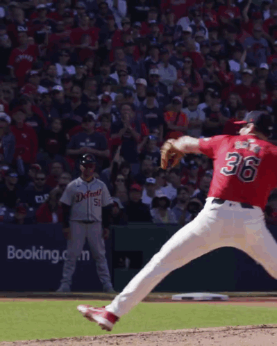 A Baseball Player With The Number 33 On The Back Of His Shirt GIF