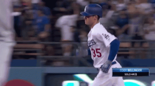A Baseball Player With The Number 35 On His Shirt GIF