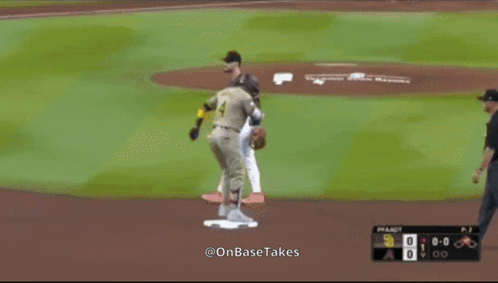 A Baseball Player With The Number 4 On The Back Of His Shirt GIF