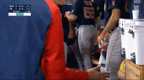 A Baseball Player With The Number 58 On The Back Of His Shirt GIF