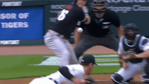 A Baseball Player With The Number 6 On His Jersey GIF