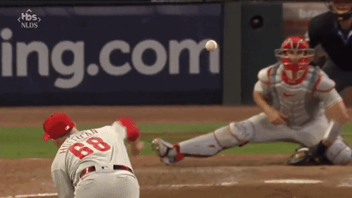A Baseball Player With The Number 68 On Their Jersey GIF