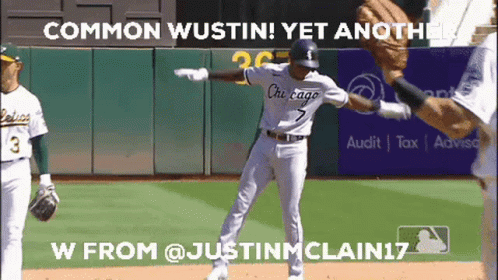 A Baseball Player With The Number 7 On His Jersey Is Jumping In The Air GIF