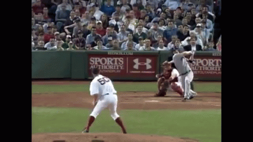 A Baseball Player With The Number 8 On His Jersey GIF