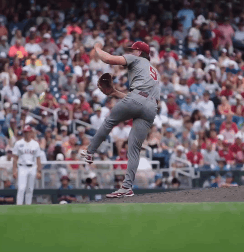 A Baseball Player With The Number 9 On His Back GIF