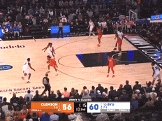 A Basketball Game Between Clemson And Buffalo Is Going On GIF