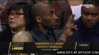 A Basketball Game Between The Mavericks And Lakers GIF