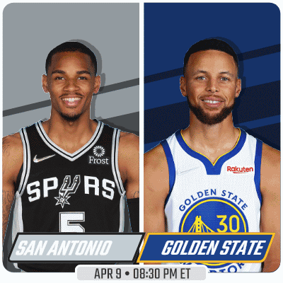 a basketball game between the san antonio spurs and golden state warriors