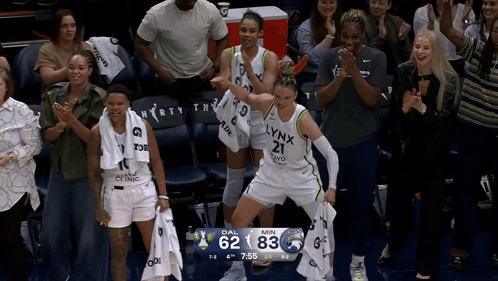 A Basketball Game Is Being Played And The Score Is 62 83 GIF