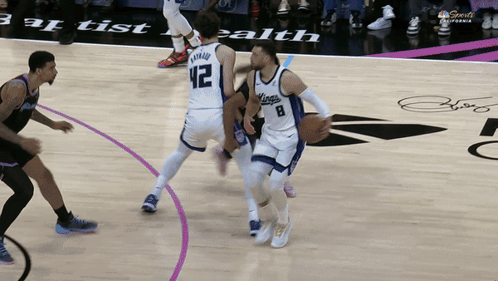 A Basketball Game Is Being Played In California GIF
