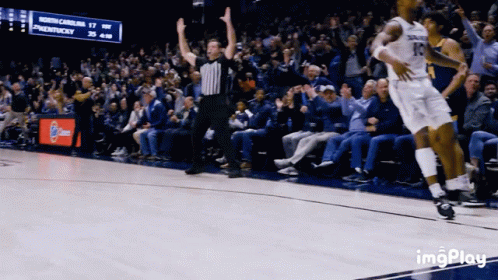 A Basketball Game Is Being Played In North Carolina GIF