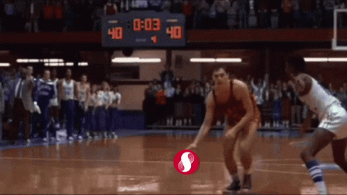 A Basketball Game Is Going On And The Score Is 40 To 1 GIF
