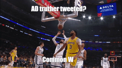 A Basketball Game With The Words Ad Truther Tweeted GIF
