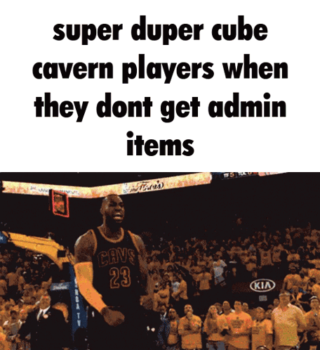 A Basketball Player In A Cavs Jersey Celebrates A Win GIF