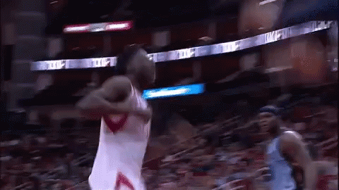 A Basketball Player In A White Jersey With The Letter A On The Front GIF