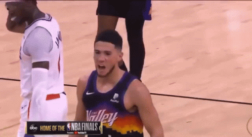 A Basketball Player Named Jackson Is Standing On The Court GIF