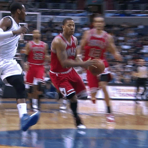 A Basketball Player Wearing A Jersey That Says Warriors GIF