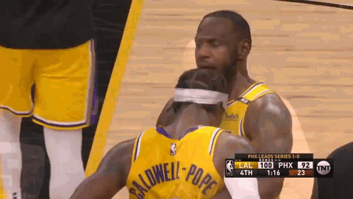 A Basketball Player With The Name Baldwell On His Back GIF