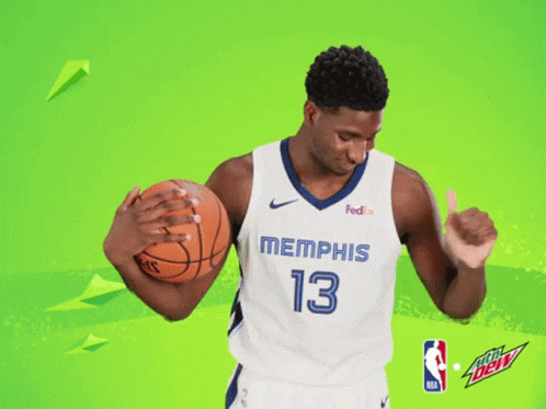 A Basketball Player With The Number 13 On His Shirt GIF
