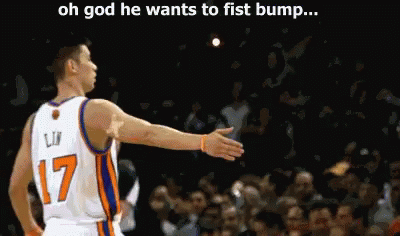 A Basketball Player With The Number 17 On His Jersey Stands In Front Of A Crowd GIF
