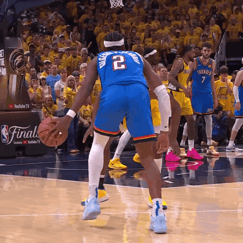 A Basketball Player With The Number 2 On Their Jersey GIF