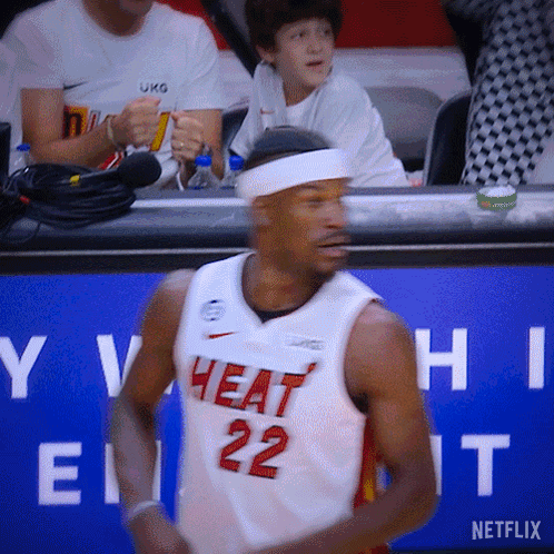 A Basketball Player With The Number 22 On His Shirt GIF