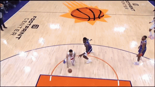 A Basketball Player With The Number 23 On His Shirt GIF