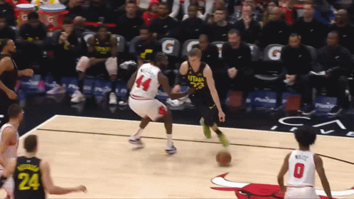 A Basketball Player With The Number 24 On His Back GIF