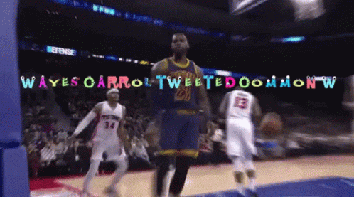 A Basketball Player With The Number 24 On His Jersey Stands On A Court GIF