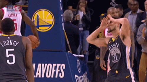 A Basketball Player With The Number 5 On The Back Of His Shirt GIF