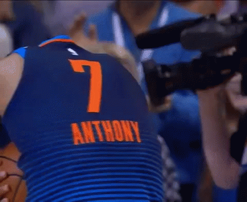 A Basketball Player With The Number 7 On His Jersey GIF
